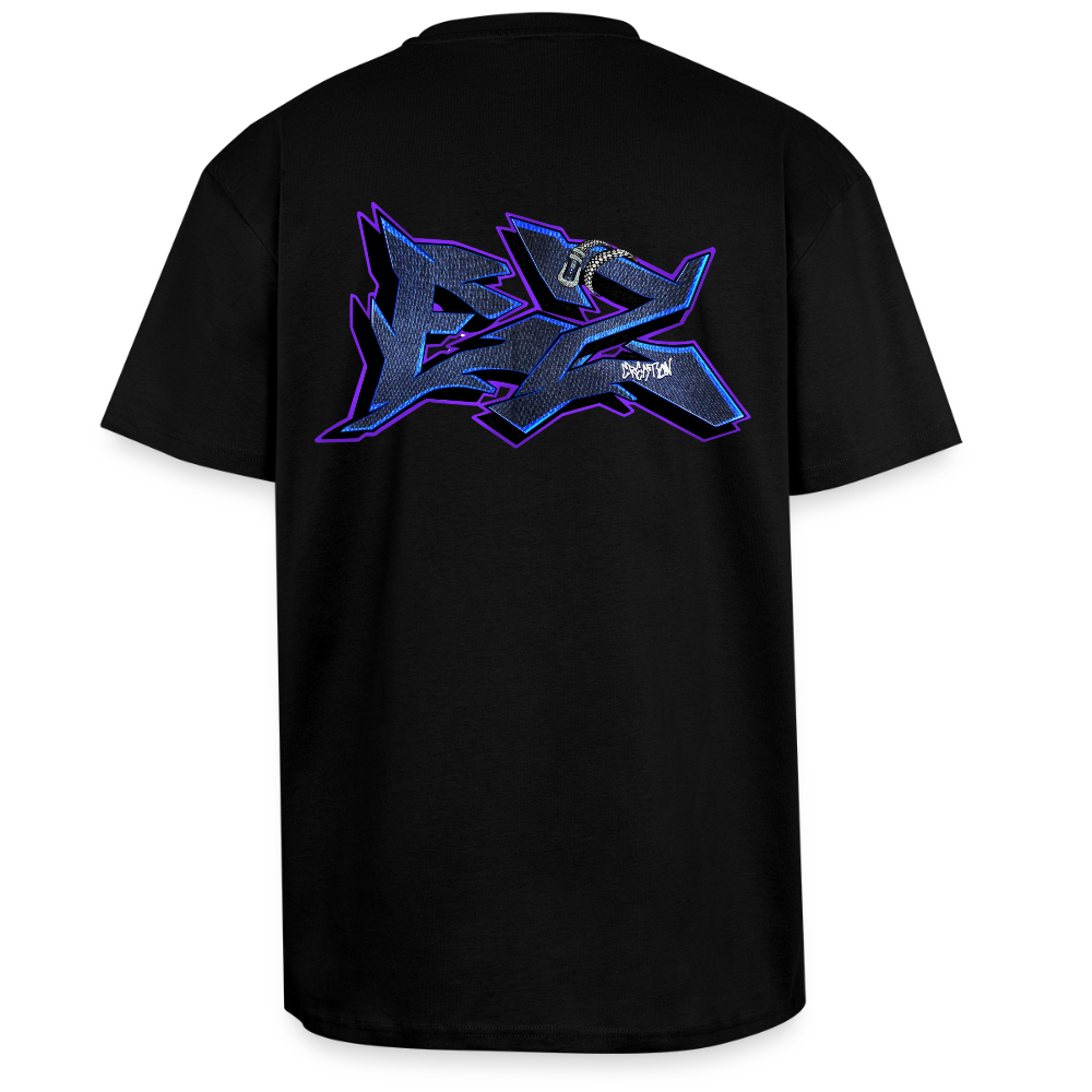 T-shirt oversize épais EZCREATION - noir