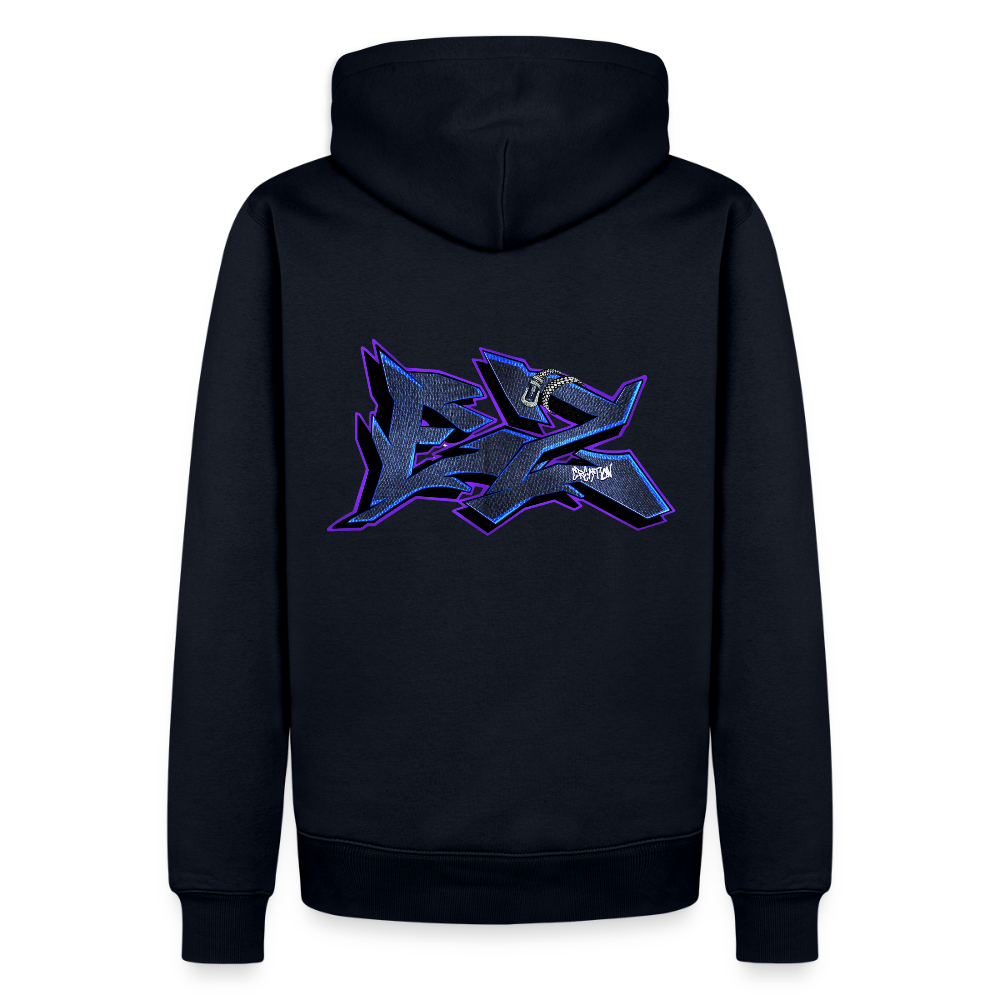 Sweat-shirt à capuche EZCREATION - bleu marine