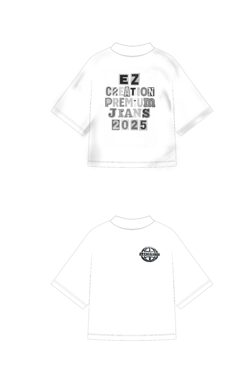 T-shirt. Personnalisation sur vêtement